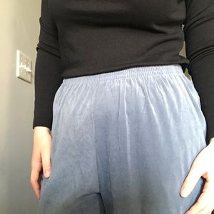 Blue Suede Pants
